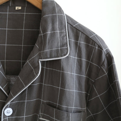 Pijama de Cuadros para Hombre - Conjunto Corto Cómodo - Image 13