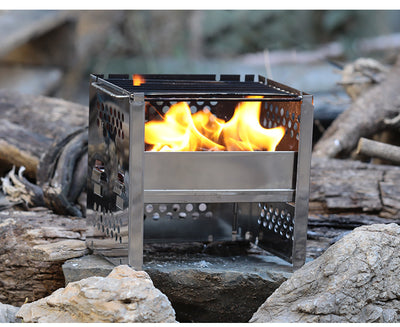 Asador Portátil Dual 2 en 1 de Acero Inoxidable con Parrilla Desmontable - Image 19