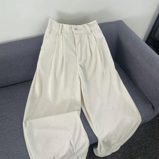 Pantalones Casuales Holgados Versátiles para Otoño e Invierno - Image 9