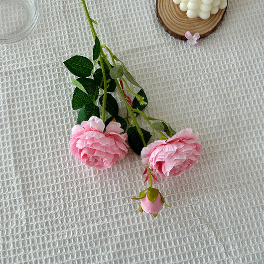 Flores Artificiales de Peonía y Rosa Premium para Decoración del Hogar - Image 6