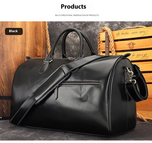 Bolso Bandolera de Cuero Vintage con Gran Capacidad para Viajes - Image 22