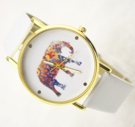 Reloj Geneva con Correa de Cuero Elefante - Estilo Casual y Elegante - Image 7