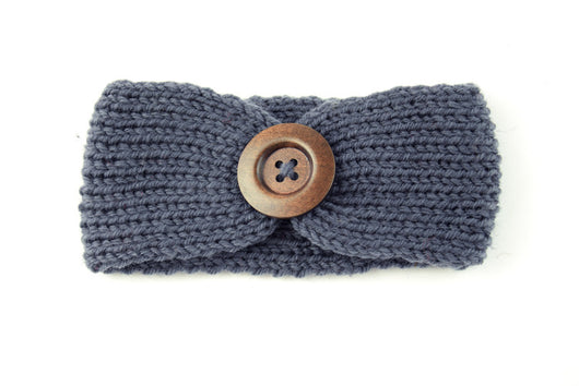 Diadema de lana tejida a mano para bebé - Image 6