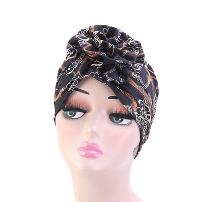 Sombrero Bandana de Algodón con Estampado Floral