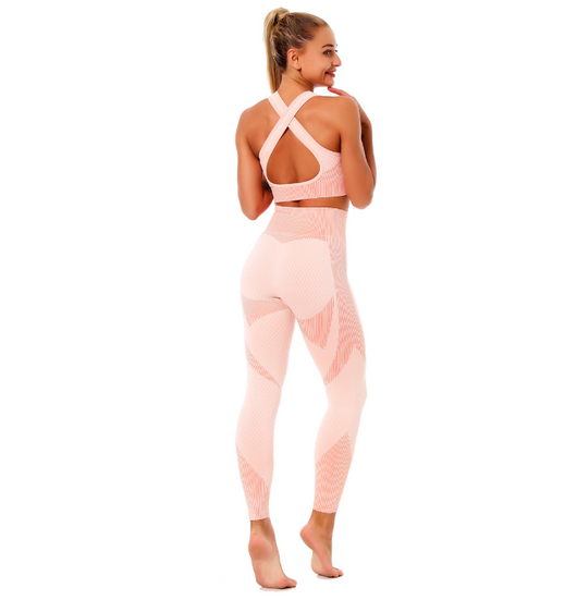 Pantalones Deportivos de Compresión European and American Peach Hip - Image 11