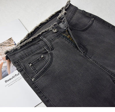 Jeans de Talle Alto Mujer Capri Nueve Puntos - Image 4