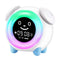 Reloj Despertador Digital con Luz Nocturna Multicolor