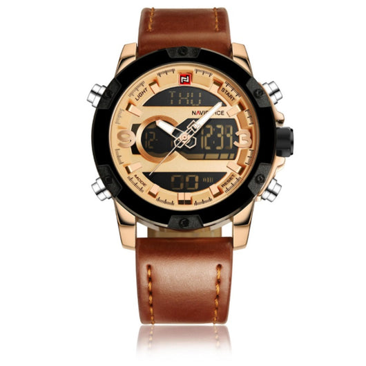 Reloj Deportivo Militar Digital para Hombre con Correa de Cuero - Image 2