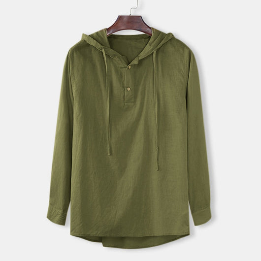 Sudadera con Capucha y Manga Larga en Color Sólido - Image 19