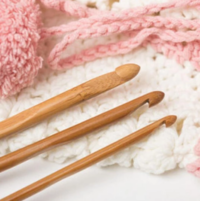 Juego de Ganchos de Crochet de Bambú - Image 3