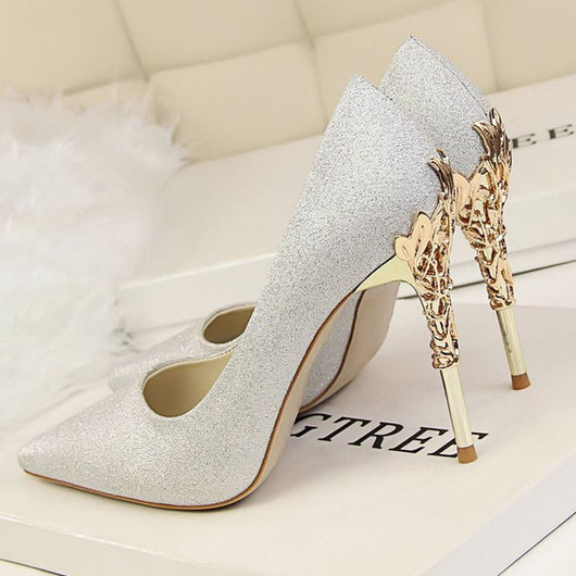 Zapatos de Tacón Stiletto Puntiagudo para Dama de Honor y Novia - Image 22