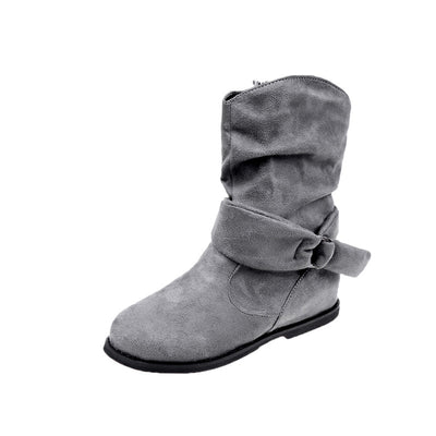 Zapatos de Ante con Punta Redonda - Colección Nueva Temporada Europa y América - Image 9
