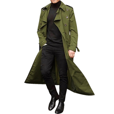 Abrigo Trinchera Largo para Hombre - Image 6