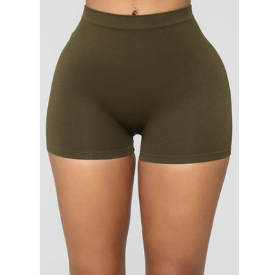 Shorts Ajustados de Cintura Alta con Elastano - Image 20