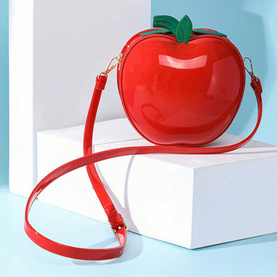 Bolsa Portátil con Diseño de Manzana para Teléfono y Maquillaje - Image 5
