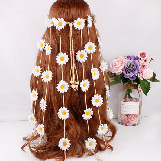 Diadema Floral Bohemia con Girasoles - Accesorio para el Cabello