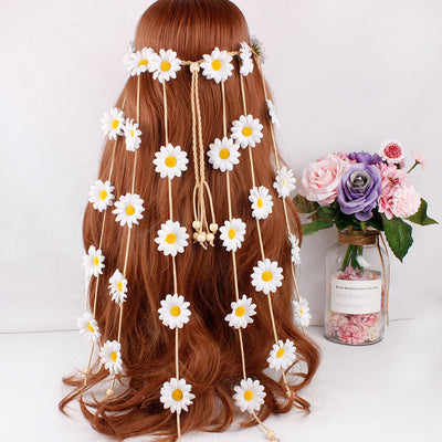 Diadema Floral Bohemia con Girasoles - Accesorio para el Cabello