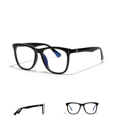 Gafas Graduadas Anti Luz Azul Unisex Marco Negro Estilo Artesanal - Image 8