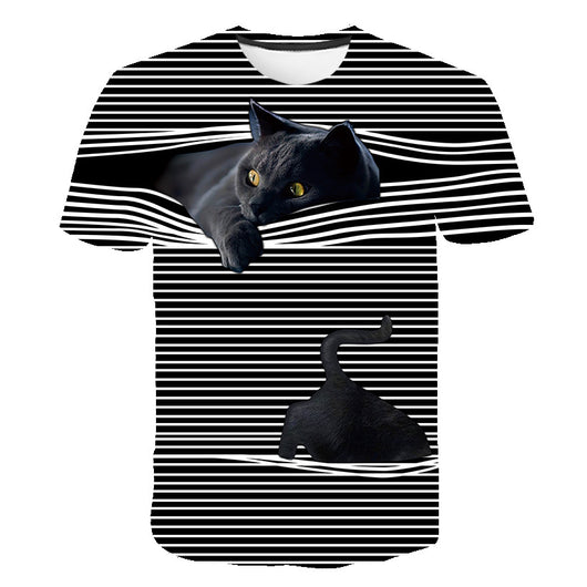 Playera Clásica de Cuello Redondo con Estampado - Image 9