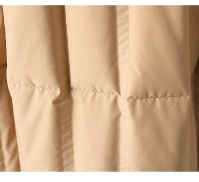 Abrigo de Plumón de Pato Blanco para Mujer - Calidez Premium - Image 12