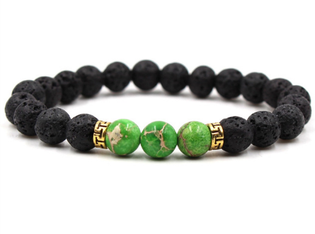 Pulsera Difusora de Aceites Esenciales con Piedras de Lava - 15 Colores Chakra Buddha Yoga - Image 2