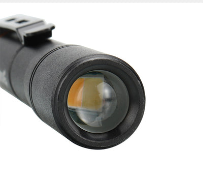 Linterna LED Portátil en Forma de Bolígrafo - Luz Blanca y Amarilla - Image 14