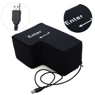 Almohada Reposamuñecas USB Multifunción con Tecla Enter Gigante para Oficina - Image 5