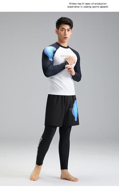 Bañador Deportivo para Hombre con Protección UPF y Diseño Split - Image 16