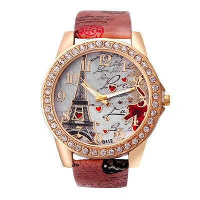 Reloj de Pulsera Vintage París Torre Eiffel para Mujer - Cuarzo Casual - Image 7