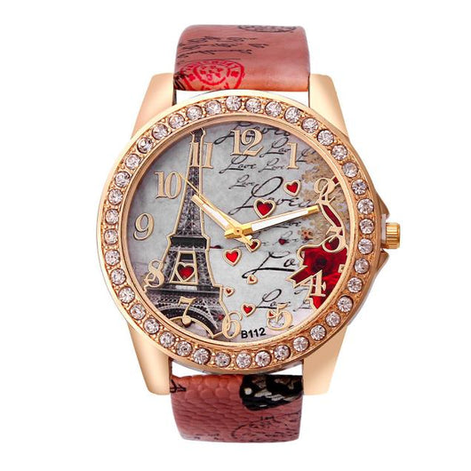 Reloj de Pulsera Vintage París Torre Eiffel para Mujer - Cuarzo Casual - Image 7