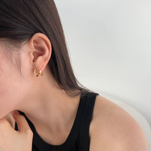 Aretes de Plata Esterlina S925 de Lujo Ligero para Mujer - Image 11
