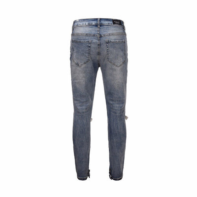 Pantalones Rotos Slim Fit - Jeans Modernos con Detalles Rasgados - Image 5