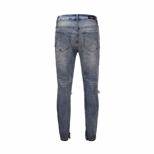 Pantalones Rotos Slim Fit - Jeans Modernos con Detalles Rasgados - Image 5