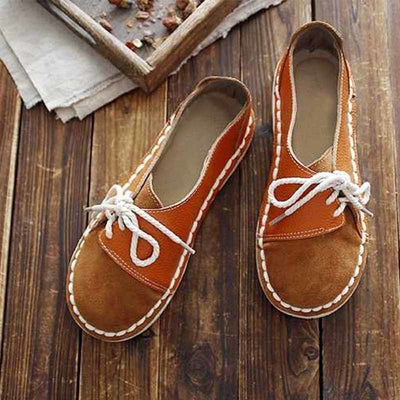 Zapatos Oxford con Cordones y Tacón Bajo - Image 2