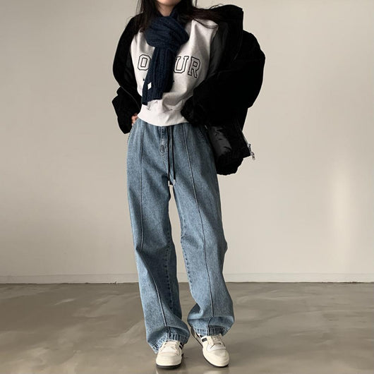 Abrigo Corto Acolchado de Algodón con Diseño de Rayas Hundidas y Solapa para Mujer - Image 8