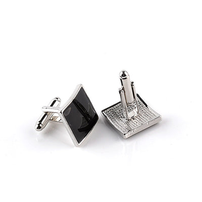 Gemelos Personalizados para Hombre con Diseño de Gotas de Aceite - Image 4