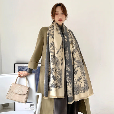 Bufanda Térmica Reversible para Invierno - Doble Cara Acolchada - Image 26