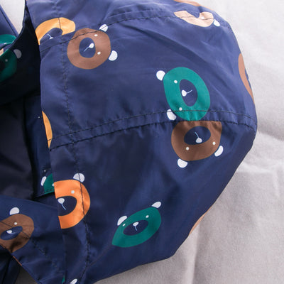 Chamarra Hoodie con Cierre de Oso Estampado - Image 3
