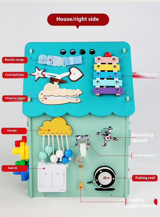 Casa Ocupada Montessori - Juguete Educativo DIY para Bebés y Niños Pequeños - Image 14