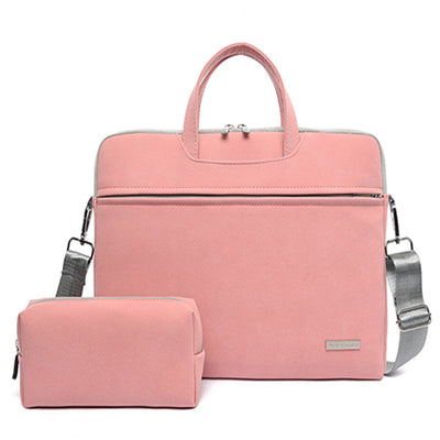 Maletín de Cuero PU para Laptop 13.3" a 15.6" - Bolsa Profesional Unisex con Correa - Image 11
