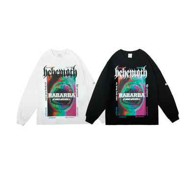 Camiseta Manga Larga con Estampado Retrato