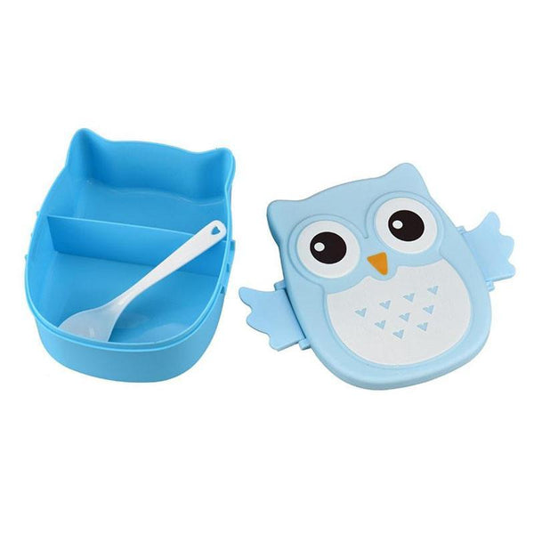 Lonchera Infantil Diseño Búho Segura para Microondas