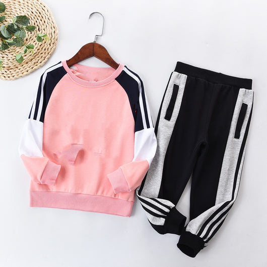 Conjunto de Pantalón y Playera de Algodón Peinado para Niños - Image 6