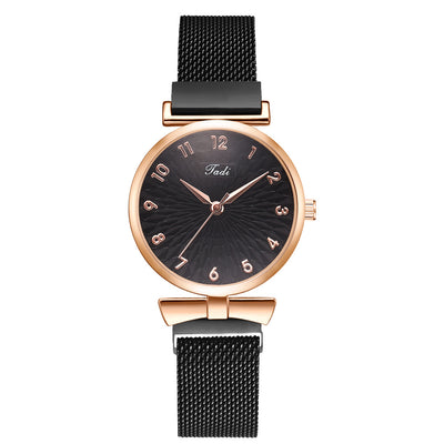 Reloj de Pulsera Dama con Malla Elegante y Movimiento de Cuarzo - Image 2