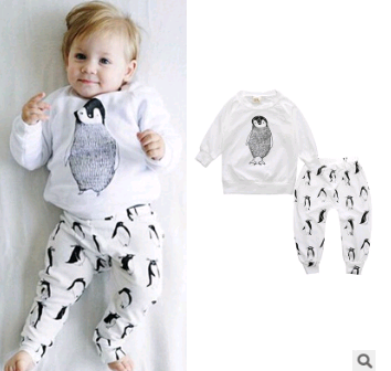Conjunto de Camisetas Estampadas para Bebé - Manga Larga Primavera Otoño - Image 10