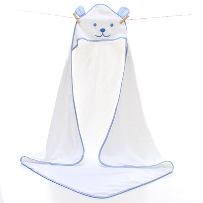 Toalla de Baño Infantil de Algodón con Osito Bordado - Image 17