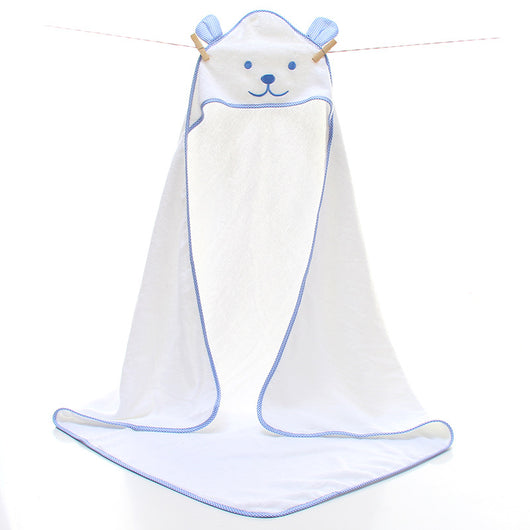 Toalla de Baño Infantil de Algodón con Osito Bordado - Image 17