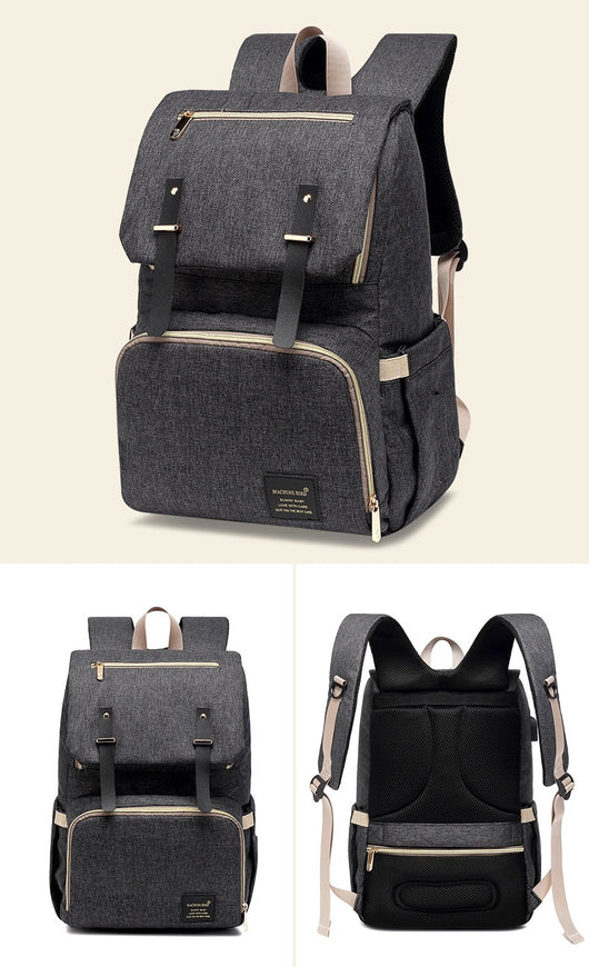 Mochila Maternal Térmica Impermeable con Carga USB y Calentador de Biberones - Image 21
