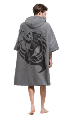 Poncho Toalla de Secado Rápido para Playa y Piscina - Image 3