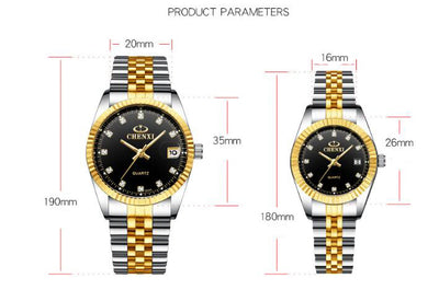 Reloj para Hombre Dorado de Pareja - Image 11